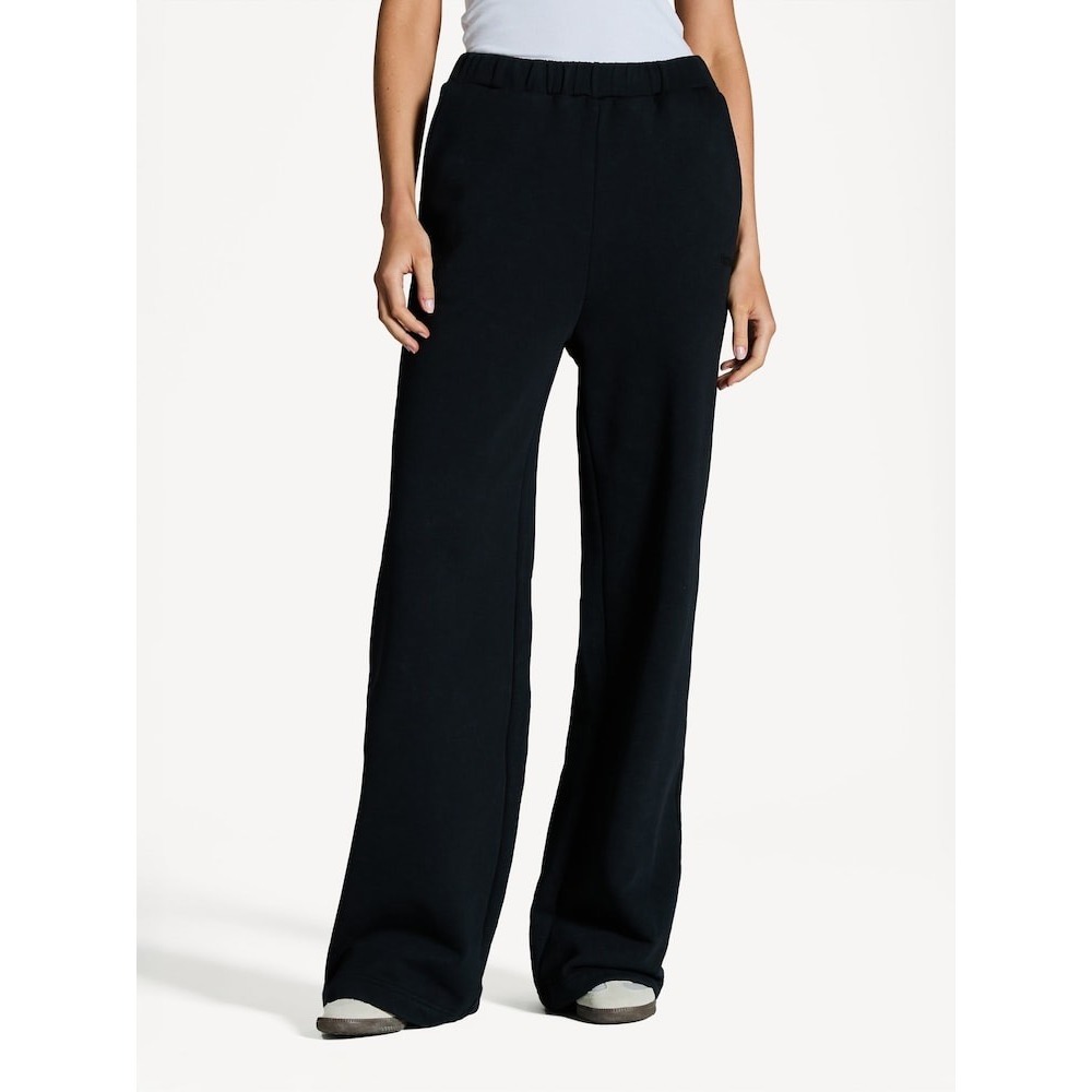 NEW ROTATE Washed Heavy Sweatpants Black Wide Leg Size Small